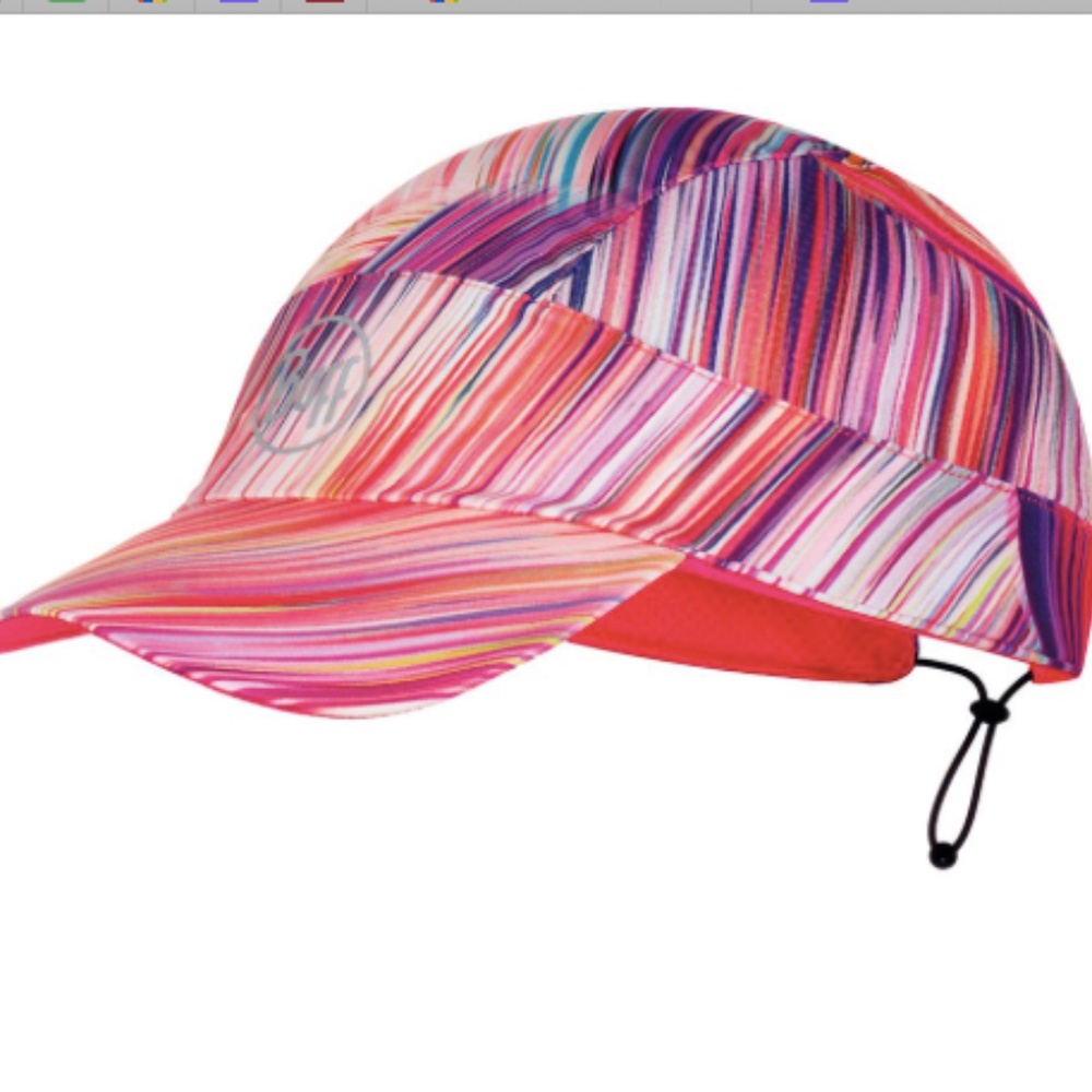 New Buff Foldable Running Cap Hat Adjustable - image 1